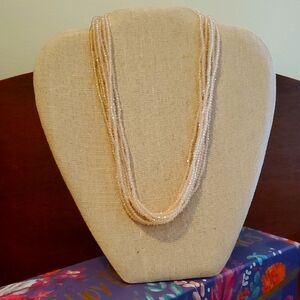 Pink Beaded Necklace